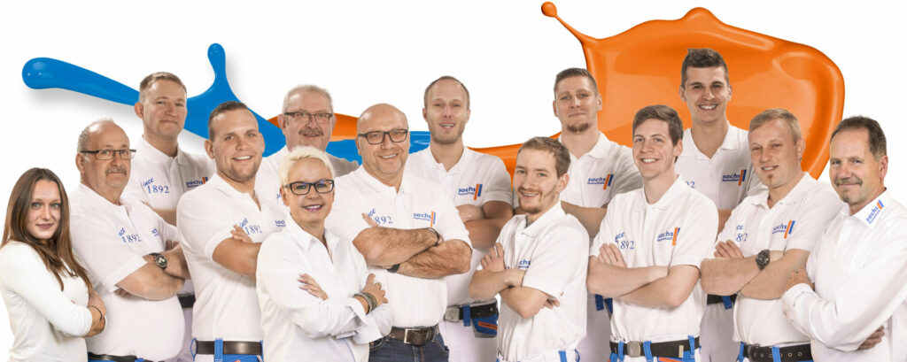 Das Team von Malerfachbetrieb Sachs Baudekoration GmbH aus Lauterbach