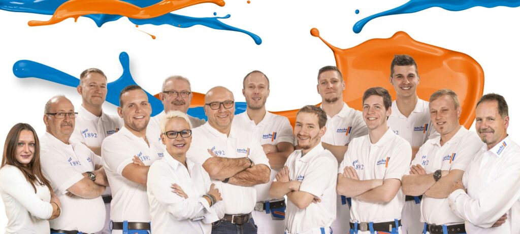 Das Team von Malerfachbetrieb Sachs Baudekoration GmbH aus Lauterbach
