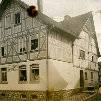 Wohnhaus und Werkstatt Rockelgasse Lauterbach 1920er