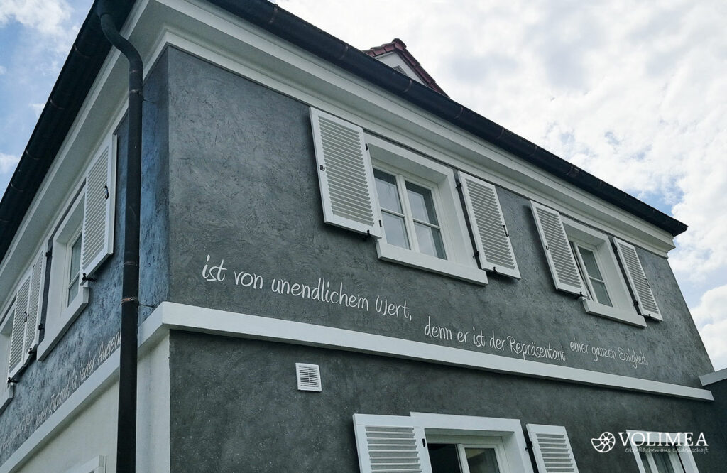 Volimea Exterio Lotus Basalt Marmor Fassade Maler Lauterbach Fulda