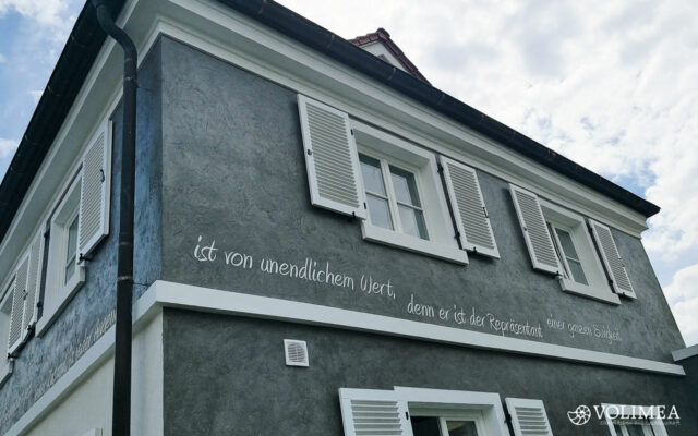 Volimea Exterio Lotus Basalt Marmor Fassade Maler Lauterbach Fulda