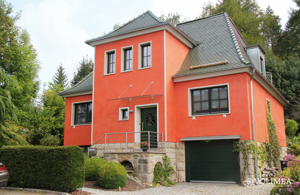 Volimea Exterio Lotus Henna Wohnhaus Fassade Maler Lauterbach